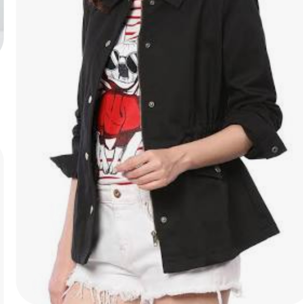 Catherine Button Up Lightweight Jacket With Pockets